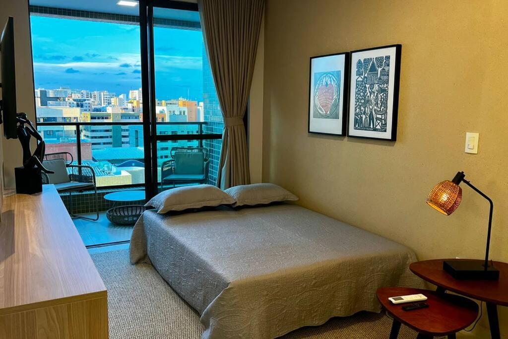 Smart Stay 1103 Na Praia De Ponta Verde - Piscina - Academia - Ar Na Sala - Coworking - A 200M Da Praia Maceió Esterno foto