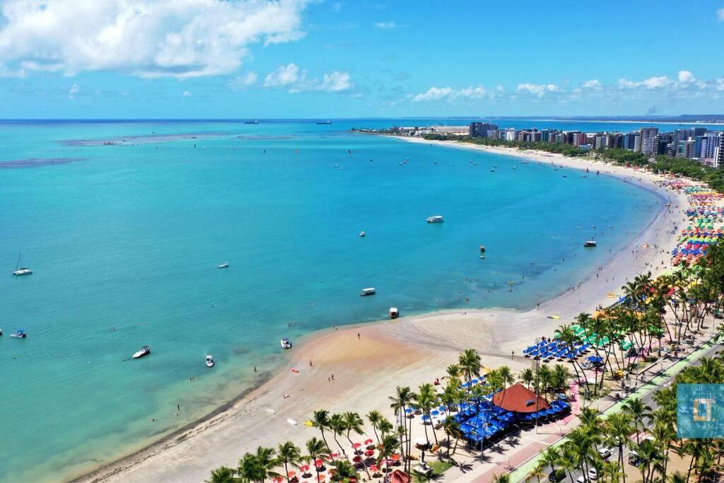 Smart Stay 1103 Na Praia De Ponta Verde - Piscina - Academia - Ar Na Sala - Coworking - A 200M Da Praia Maceió Esterno foto