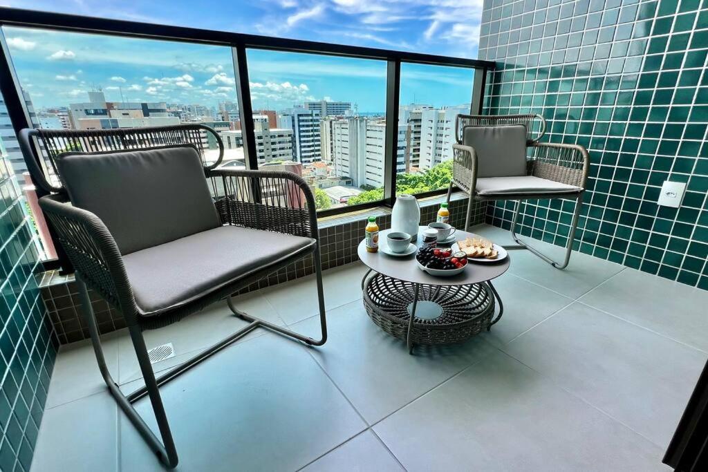 Smart Stay 1103 Na Praia De Ponta Verde - Piscina - Academia - Ar Na Sala - Coworking - A 200M Da Praia Maceió Esterno foto
