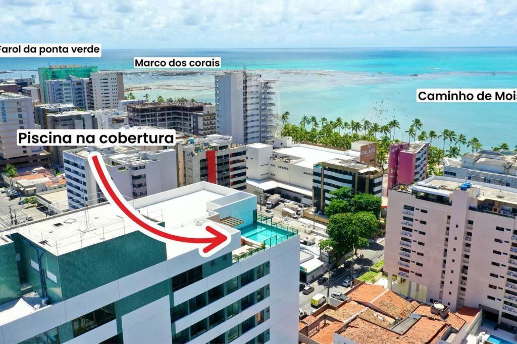 Smart Stay 1103 Na Praia De Ponta Verde - Piscina - Academia - Ar Na Sala - Coworking - A 200M Da Praia Maceió Esterno foto