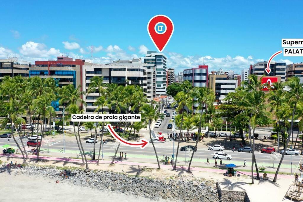 Smart Stay 1103 Na Praia De Ponta Verde - Piscina - Academia - Ar Na Sala - Coworking - A 200M Da Praia Maceió Esterno foto