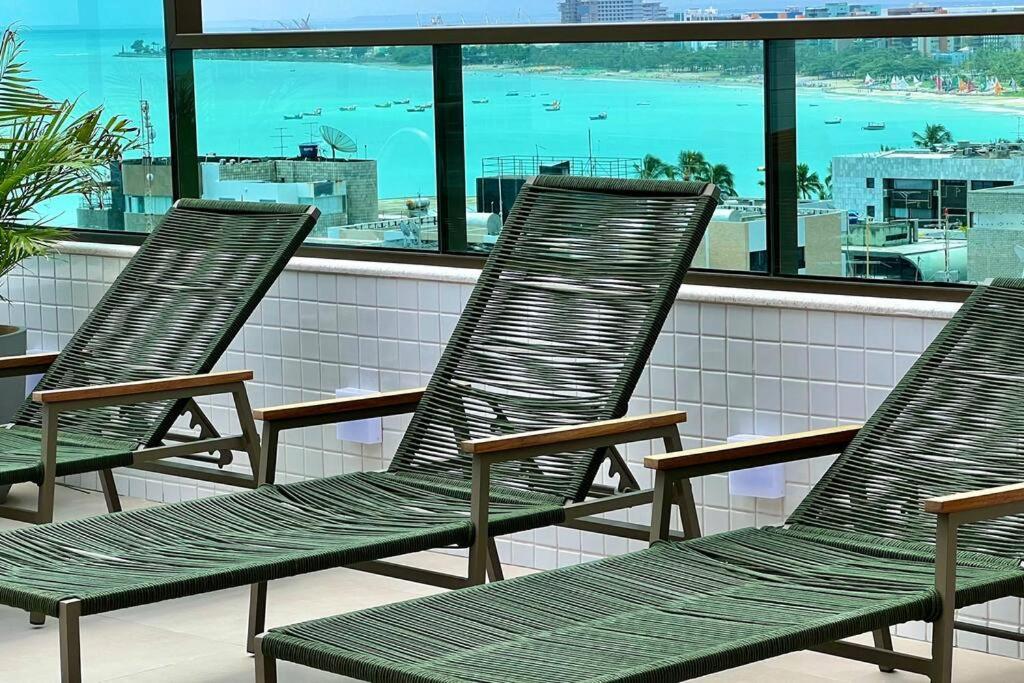 Smart Stay 1103 Na Praia De Ponta Verde - Piscina - Academia - Ar Na Sala - Coworking - A 200M Da Praia Maceió Esterno foto